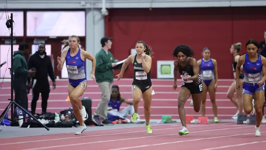 Natalie Wamback running at Harvard Beantown Challenge