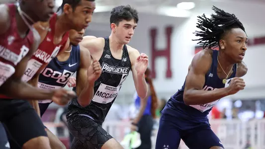 Matt McCabe running at Harvard Beantown Challenge