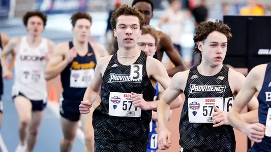 Tyler Bartlett running at Big East Championships 