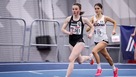 Niamh O'Mahony running 2026 Big East Indoor Track Championships