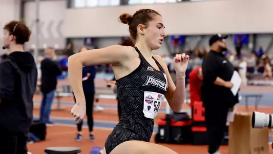 Kiera Hall running at Big East Championships 