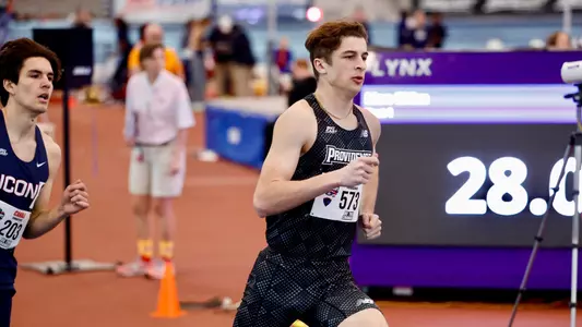 Thomas Breen running at Big East Championships 