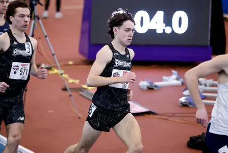 Jack Dowd running at 2026 Big East Indoor Track Championships