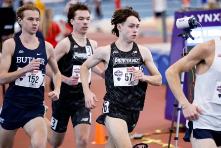 Jack Dowd running at the 2026 Big East Indoor Track Championships