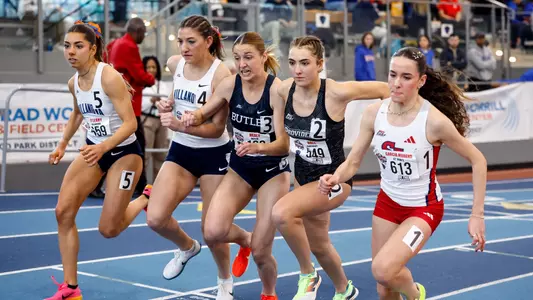 Kiera Hall starting race at 2026 Big East Indoor Track Championships