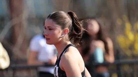 Chloe Higgins racing at Friar Invitational 