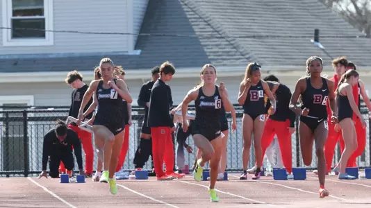 Ava Russel running the 100 meter race