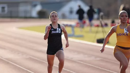 Jenna Jacobs running at the Friar Invitational