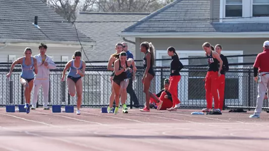Natalie Wamback racing at the Friar Invitational 