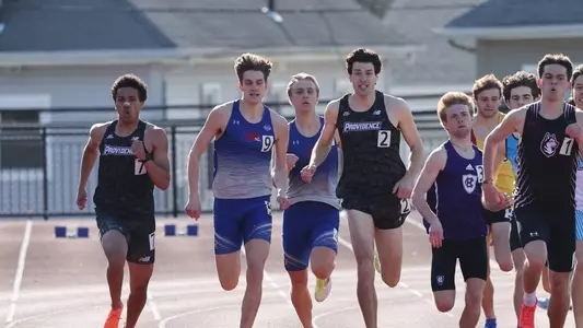 Owen Conmiskey racing at the Friar Invitational 