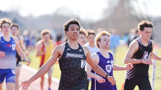 Owen Conmiskey racing at Friar Invitational 