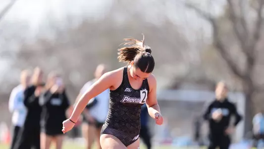 Natalie Wamback racing at the Friar Invitational 