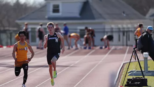 Tucker Anglemyer racing at Friar Invitational
