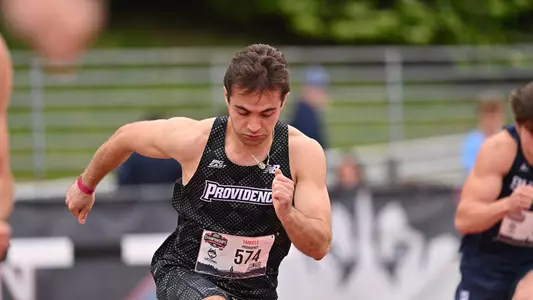 Nico Fanuele racing at Big East Championships