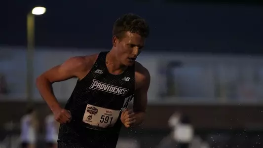 Ryan Welch racing at the Big East Championships