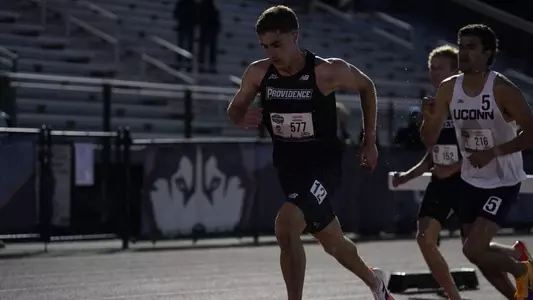 Ryan LoCicero racing at the Big East Competition 