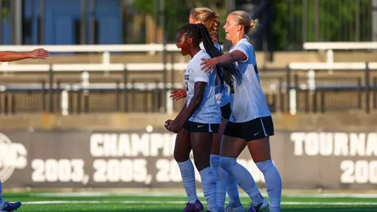 WSOC vs Rhode Island Goal Celebration