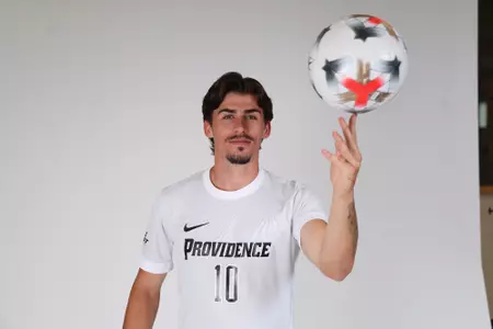 Alvaro Maneiro spinning a ball on his finger 