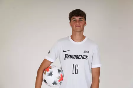 Jack Klein ball on hip while facing the camera 