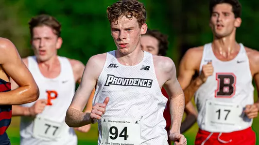 Liam McCay racing at Friar invitational 