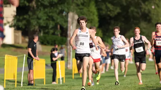 David Hayes racing at Friar Invitational 