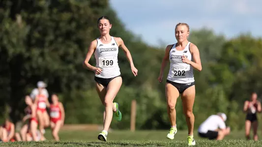 Kaelin McCaffrey racing at Friar Invitational 