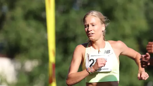 Anna Weirich racing at the Friar Invitational 