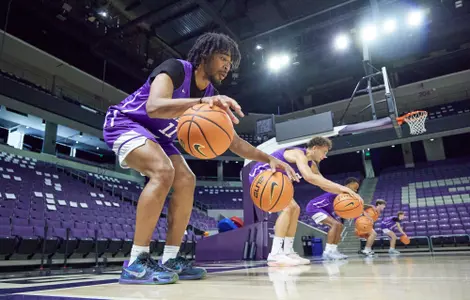 Phoenix, AZ June 05, 2023: Grand Canyon takes part in a summer practice session at GCU Arena. Photo by: David Kadlubowski/ / GCU
