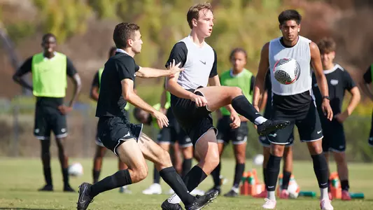 Men's soccer training camp