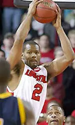 U of L senior forward Ellis Myles