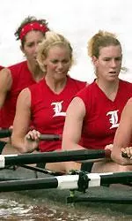 Cardinal rowers Lisa Terreberry and Amelia Buhts