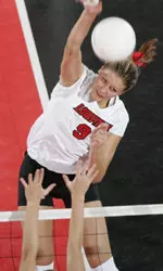 Svetlana Dukule led all hitters with 12 kills.