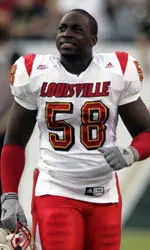 U of L senior DE Elvis Dumervil