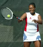 Leslie Stewart won No. 1 singles for the Cardinals.