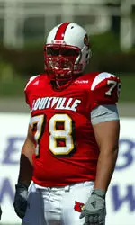 U of L senior tackle Travis Leffew