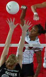 Hoffman had eight blocks against Kentucky.