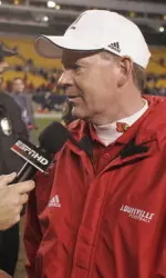 UofL head coach Bobby Petrino and the Cards will learn their bowl destination on Sunday.