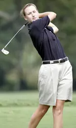 U of L golfer Elly Leonard
