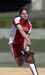 Sophomore Kady Garrick posted her first career no-hitter against Akron