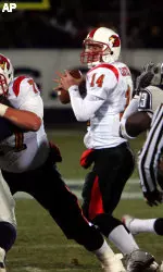 Sophomore QB Hunter Cantwell threw for 321 yards to lead Red Team.