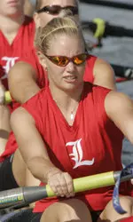 U of L senior Lisa Terreberry earned her third CRCA Scholar Athlete Award in 2006.