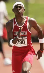 U of L freshman jumper Andre Black