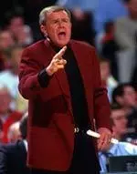 Former U of L basketball coach Denny Crum, who guided U of L to its second NCAA title in 1986.