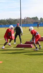 Cardinals conducted a short workout Friday morning