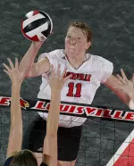 Ana Yartseva Stewart had 11.5 points in the sweep of Dayton.
