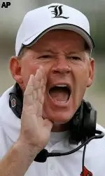 UofL head coach Bobby Petrino