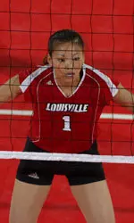 Rui Liu had five blocks for the Cardinals.