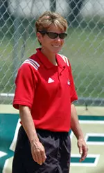 Softball coach Sandy Pearsall