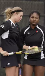 Lauren Imre and Robyn White notched a win at No. 2 doubles for the Cardinals.