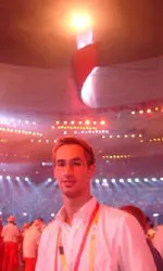 Vali Preda poses during the Opening Ceremonies. (Picture provided by Vali Preda)